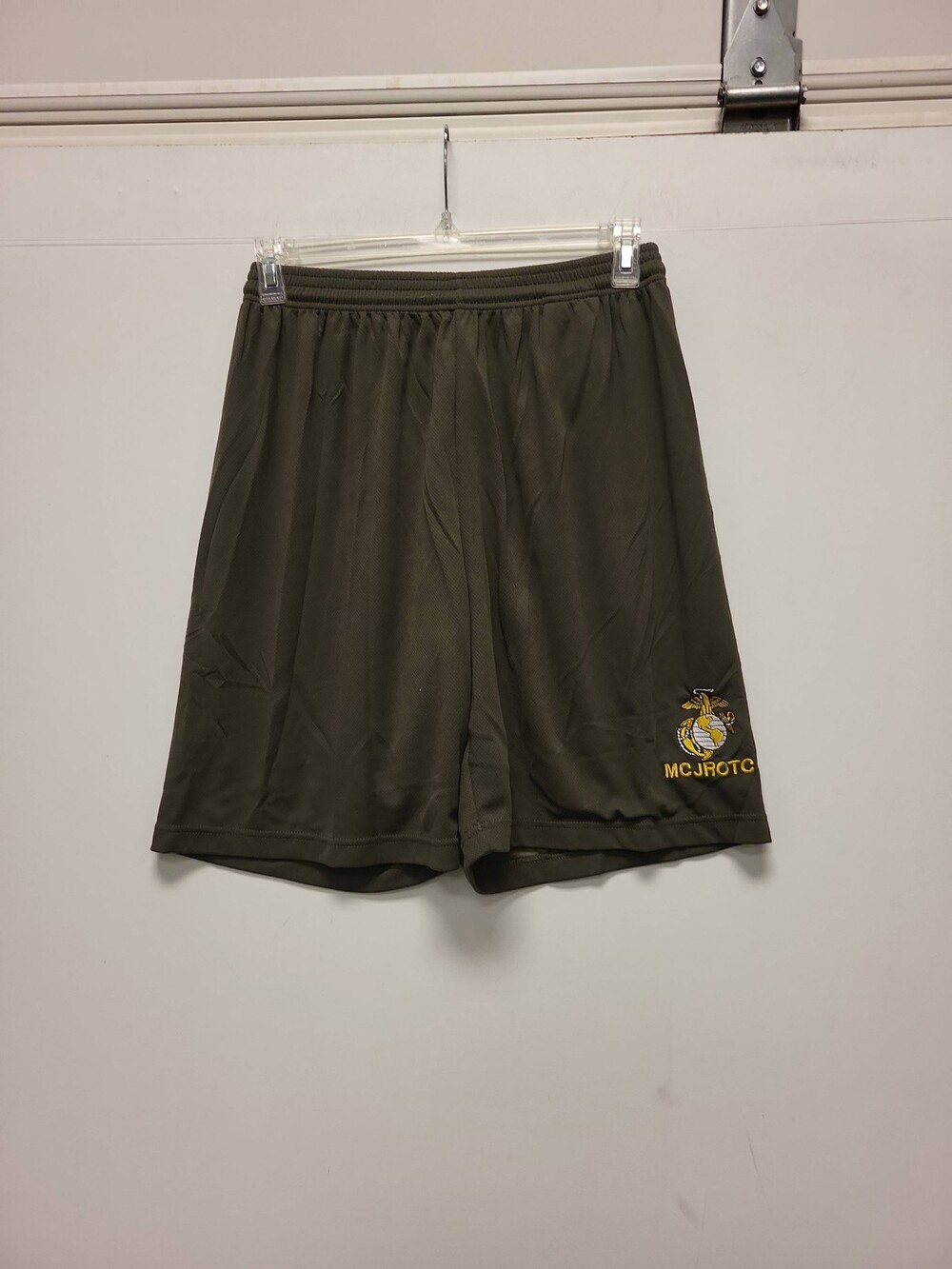 Vanguard USMC JROTC PT Physical Training Shorts Mens Large Olive Green Military
